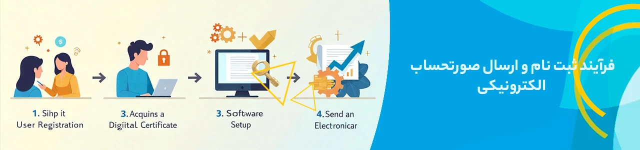 فرآیند ثبت نام و ارسال صورتحساب الکترونیکی چگونه است؟ - سامانه مودیان چیست